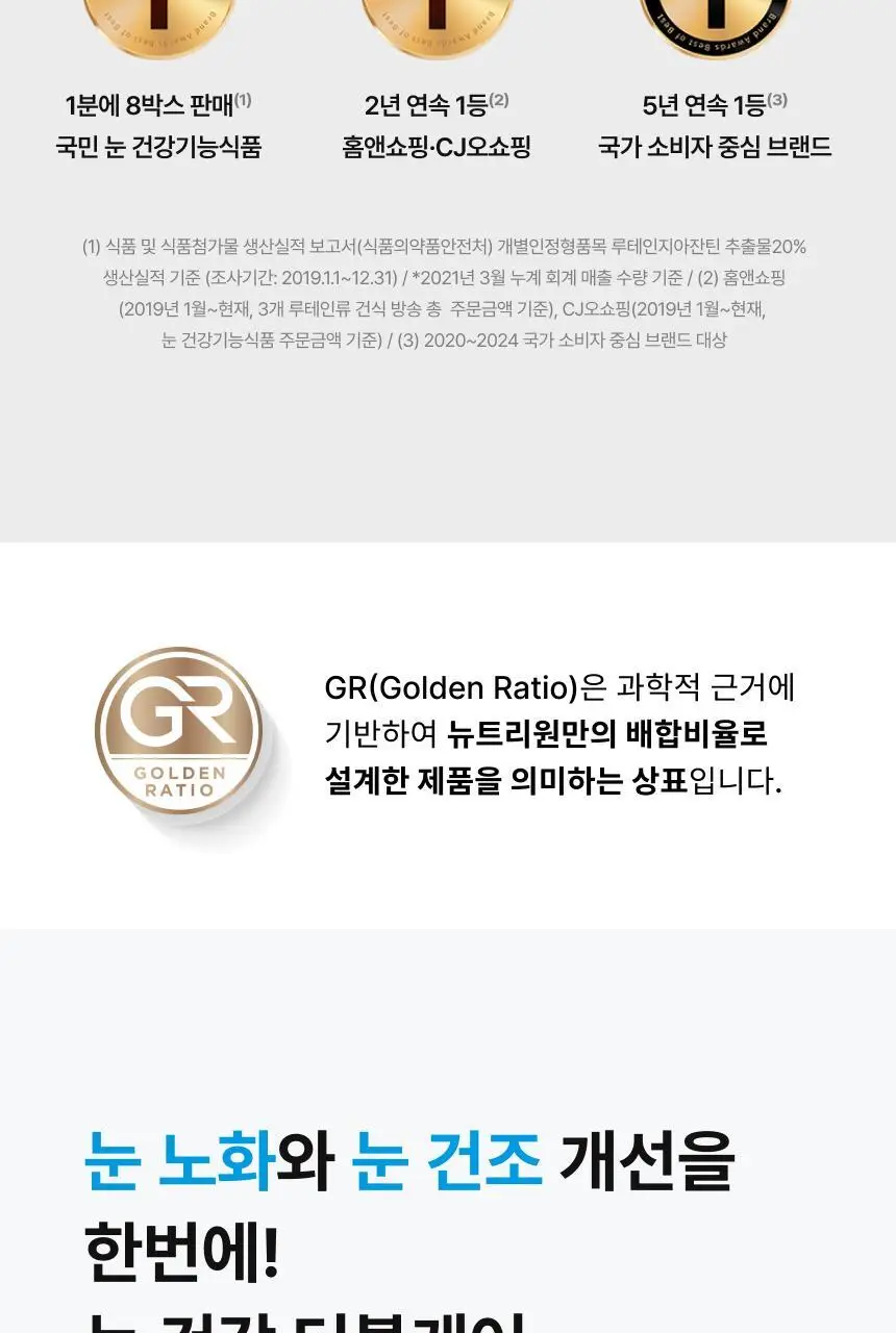 164 루테인지아잔틴 알티지오메가3 GR 30캡슐 (1개월분) 상세페이지 2