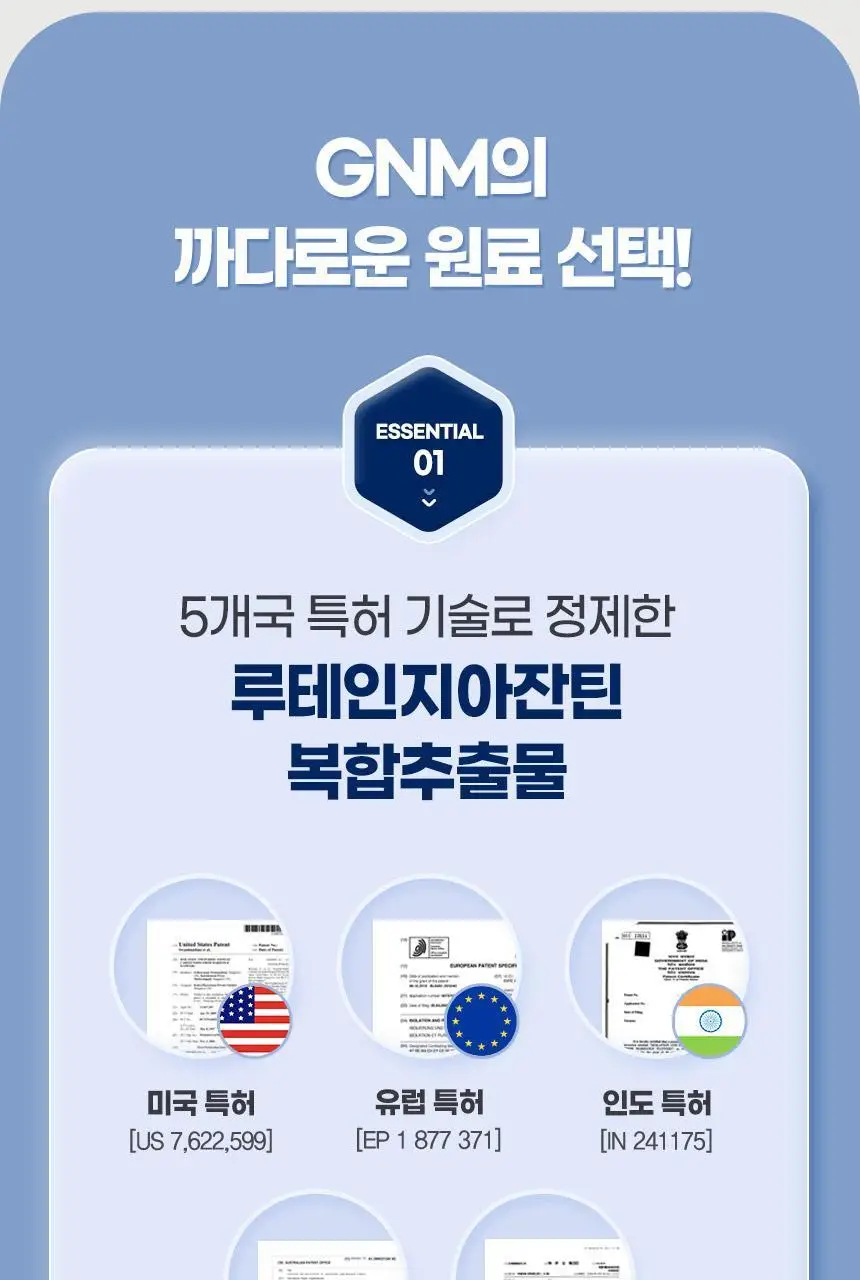 GNM 루테인 지아잔틴 아스타잔틴 30캡슐 3박스 (3개월분) 상세페이지 17