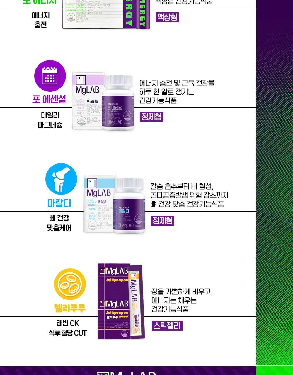 마그랩 포 에너지 글루콘산마그네슘 25ml*10입 선물세트 상세페이지 6