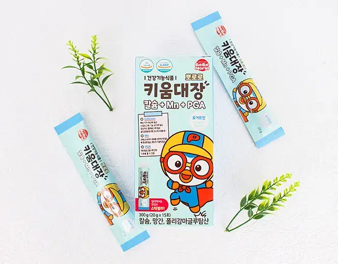 뽀로로 키움대장 칼슘+Mn+PGA 15포(15일분)