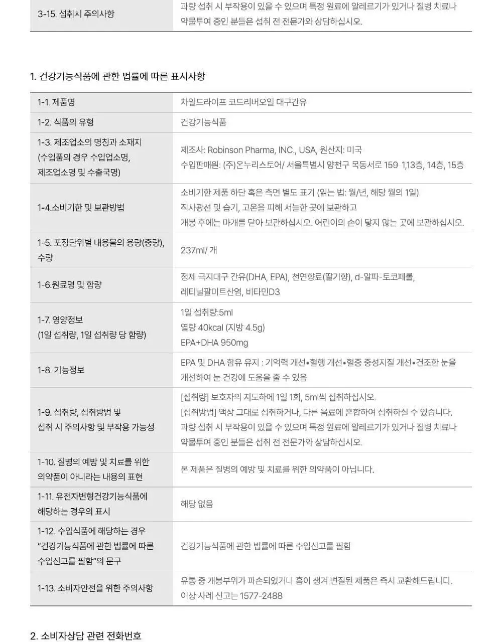 차일드라이프 멀티비타민&미네랄 237ml (23일분) 상세페이지 40