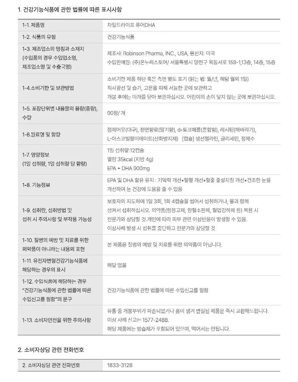 차일드라이프 멀티비타민&미네랄 237ml (23일분) 상세페이지 42