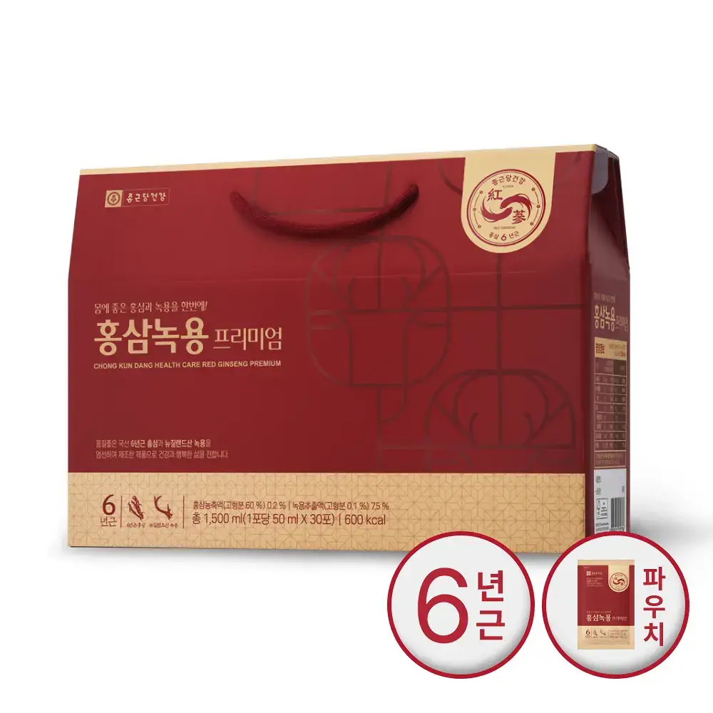 종근당건강 홍삼녹용프리미엄 30포 (1개월분)