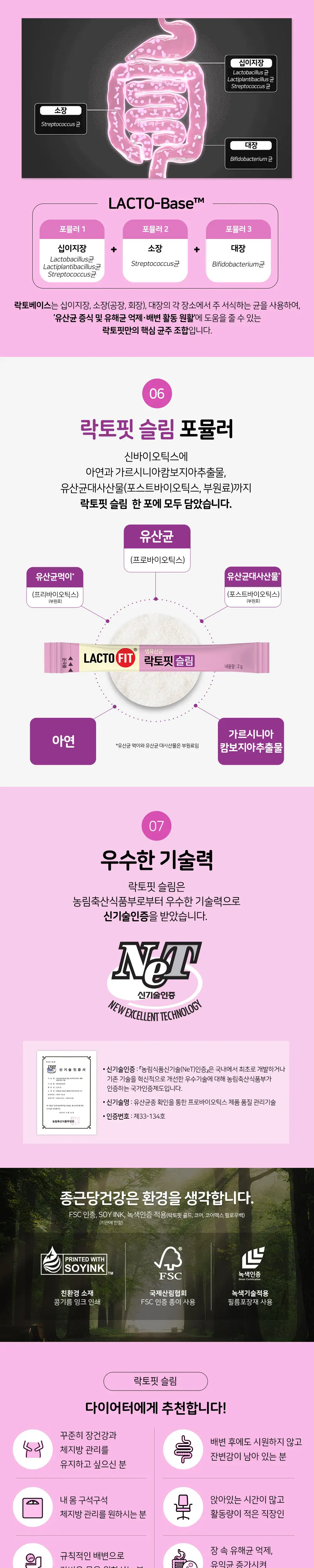 락토핏 슬림 30포 (15일분) 상세페이지 2