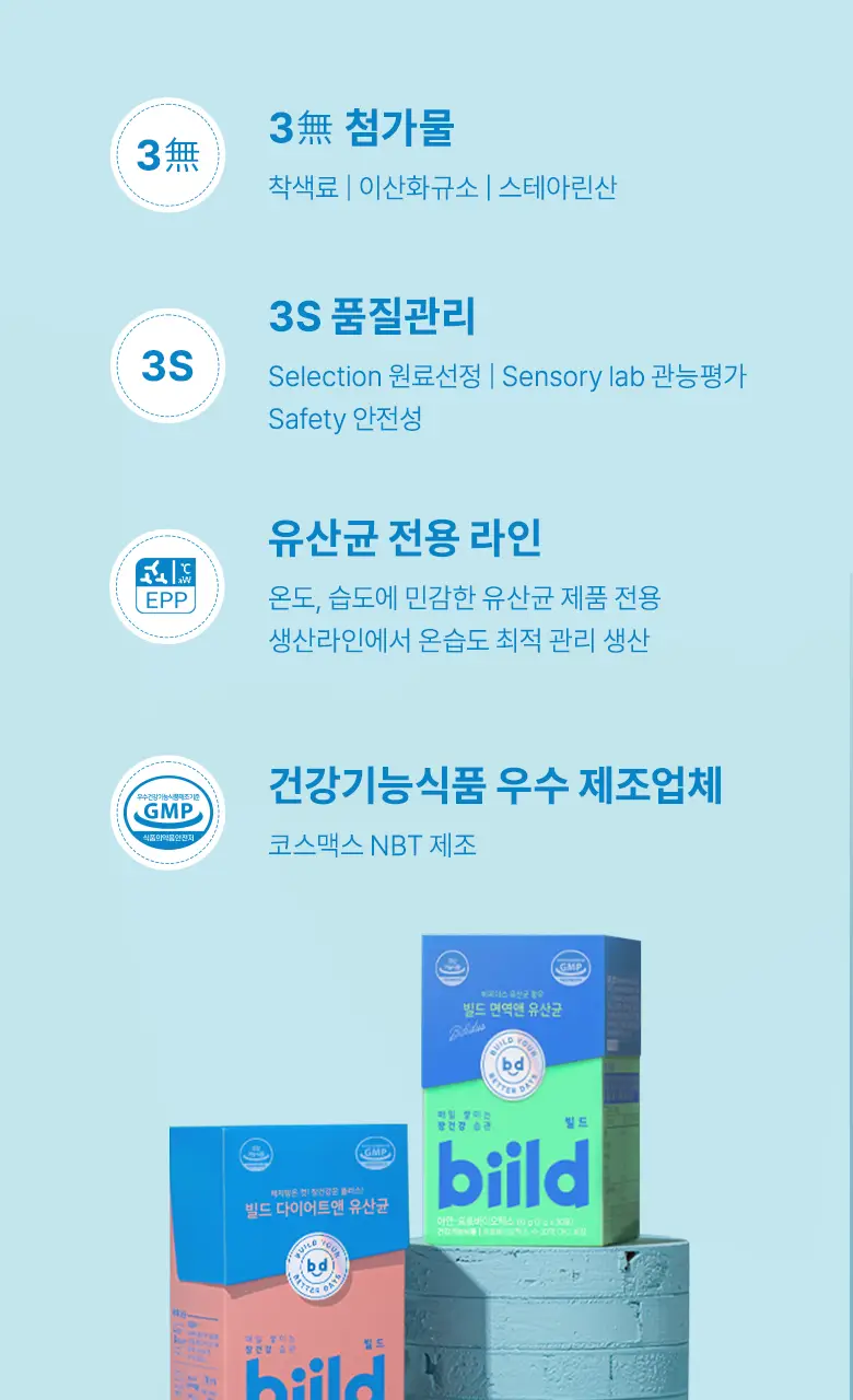 빌드 다이어트앤 유산균 30포 (1개월분) 상세페이지 14