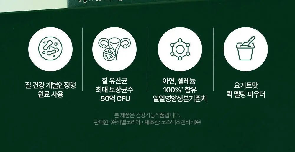 라엘 밸런스 질 건강 리스펙타 프로바이오틱스 액티브 30포 (1개월분) 상세페이지 3