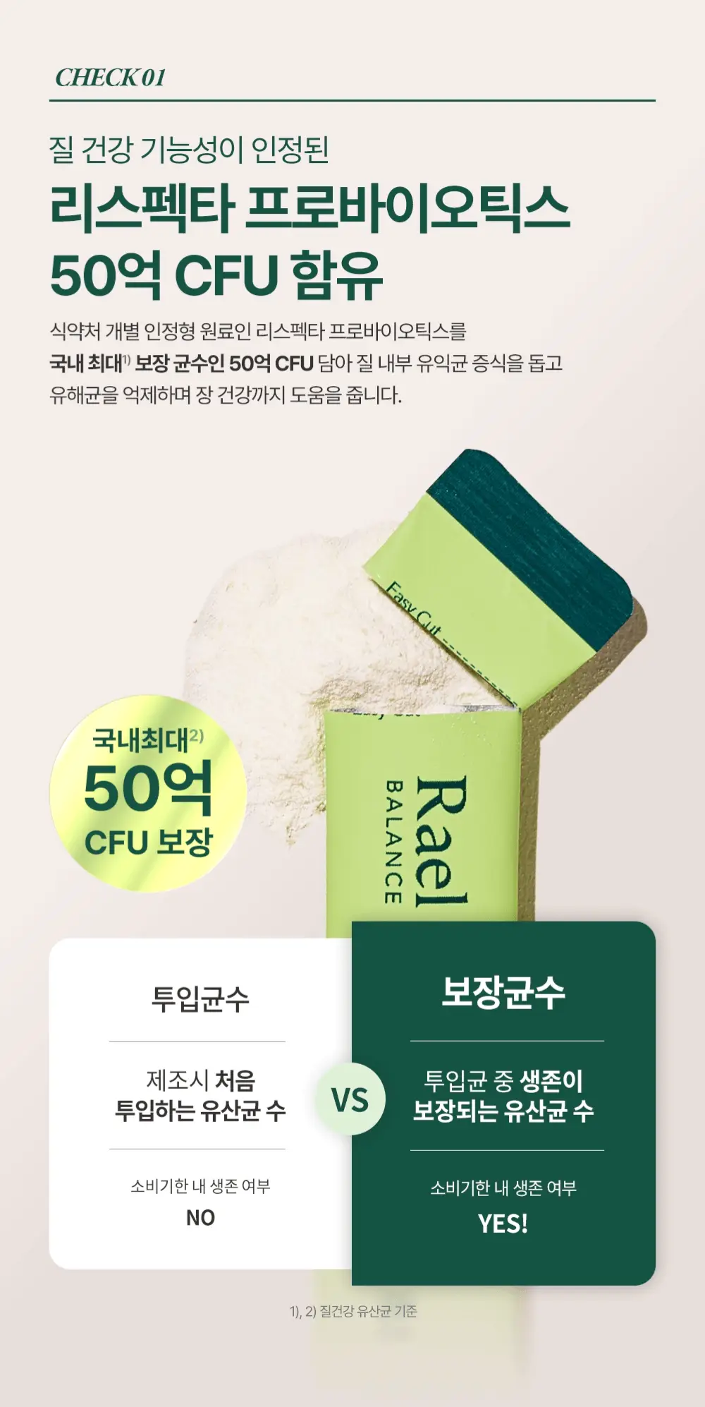 라엘 밸런스 질 건강 리스펙타 프로바이오틱스 액티브 30포 (1개월분) 상세페이지 8