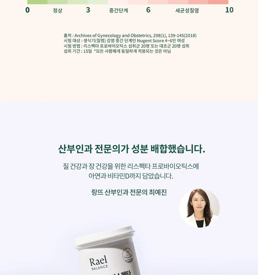라엘 밸런스 질건강 리스펙타 프로바이오틱스 30캡슐 (30일분) 상세페이지 7