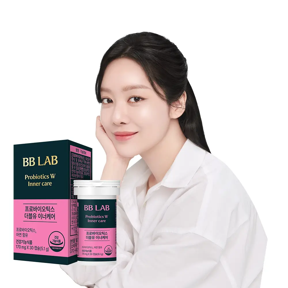 비비랩 더블유 이너케어 50억 보장 질 유래 유산균 30캡슐 (1개월분)