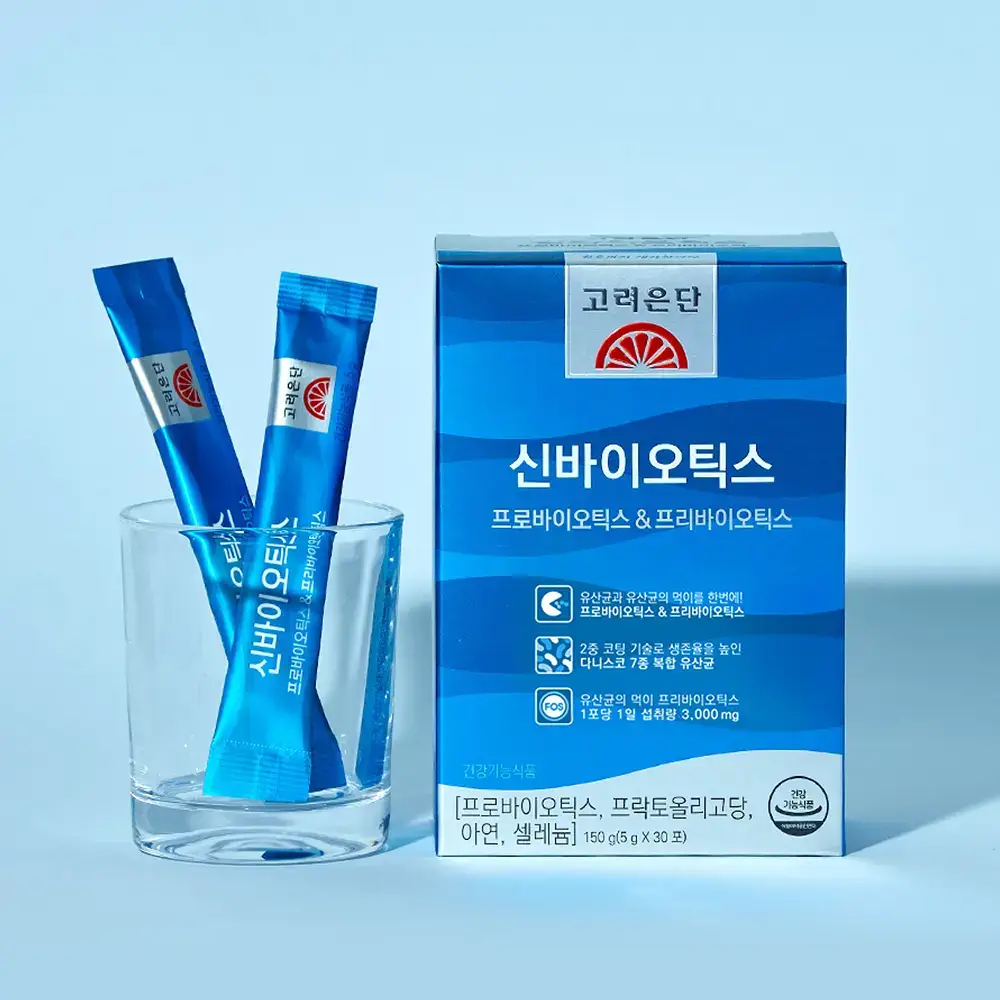 고려은단 신바이오틱스 프로바이오틱스&프리바이오틱스 30포 (1개월분)