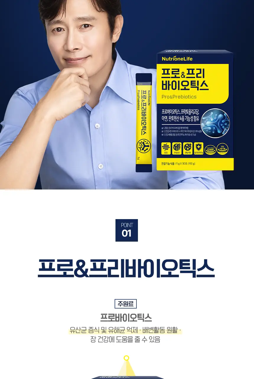뉴트리원라이프 프로&프리바이오틱스 30포 (1개월분) 상세페이지 2
