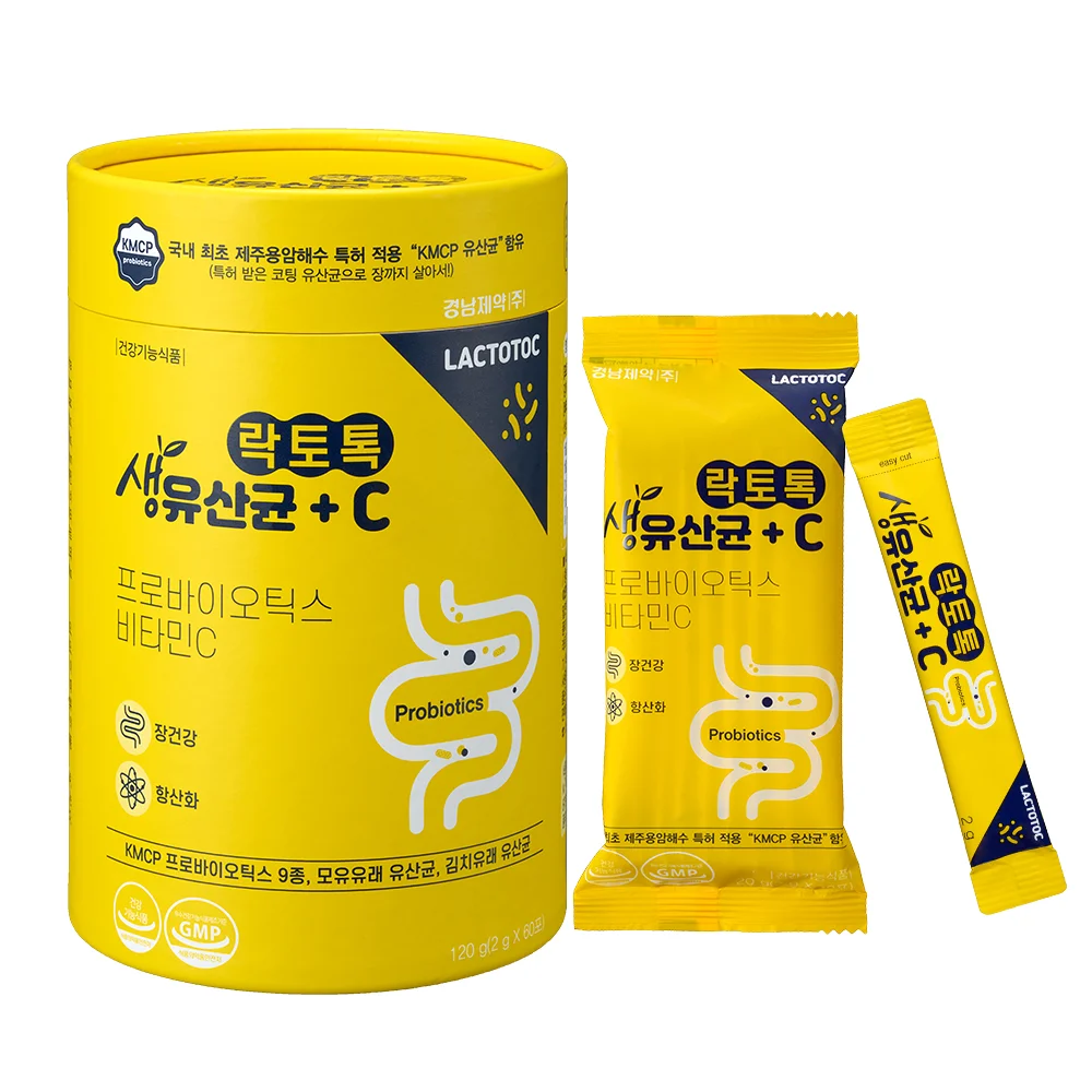 락토톡 생유산균 +C 60포 (2개월분)