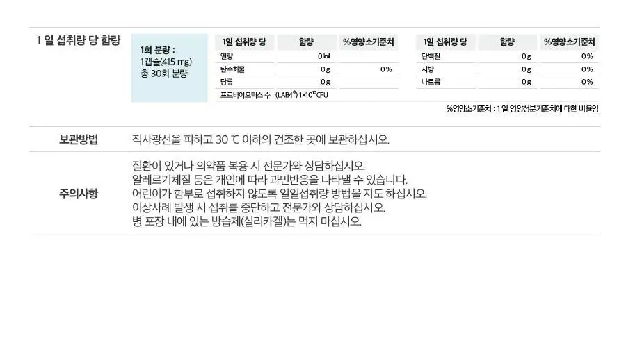 블랙모어스 장 건강 프로바이오틱스 플러스 100억 유산균 30캡슐+30캡슐 (2개월분) 상세페이지 9