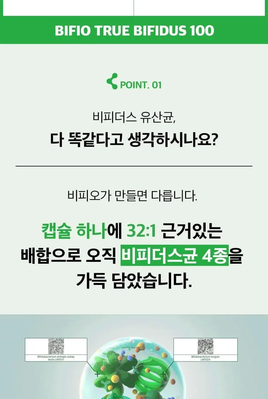 비피오 트루 비피더스 100 30캡슐 (1개월분) 상세페이지 11