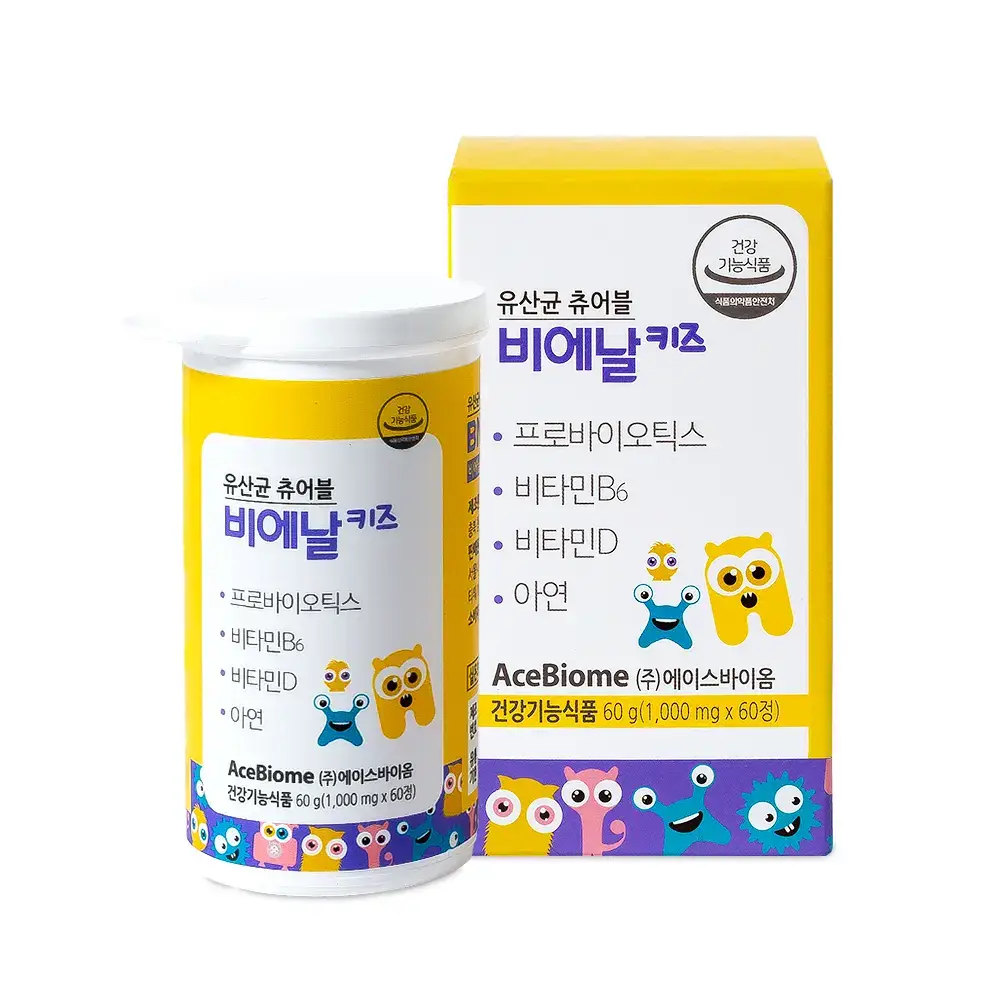 BNR17 키즈유산균 비에날키즈 60정 (1개월분)