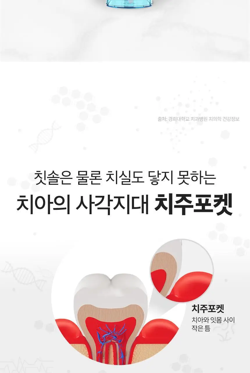 단미 클린픽 휴대용 구강세정기 300ml DA-CLS03Y 2종 택 1 (블랙/화이트) 상세페이지 4