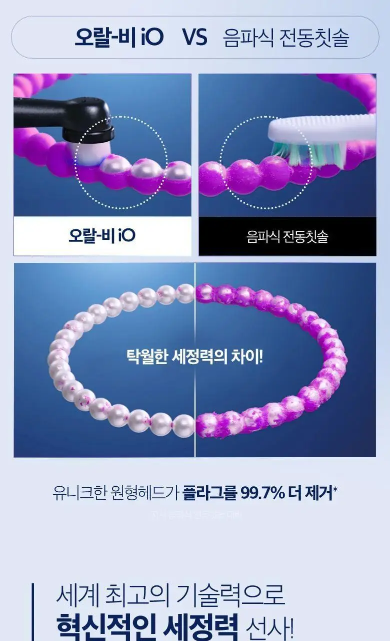 오랄-비 전동칫솔 iO3 아이스 블루 상세페이지 4