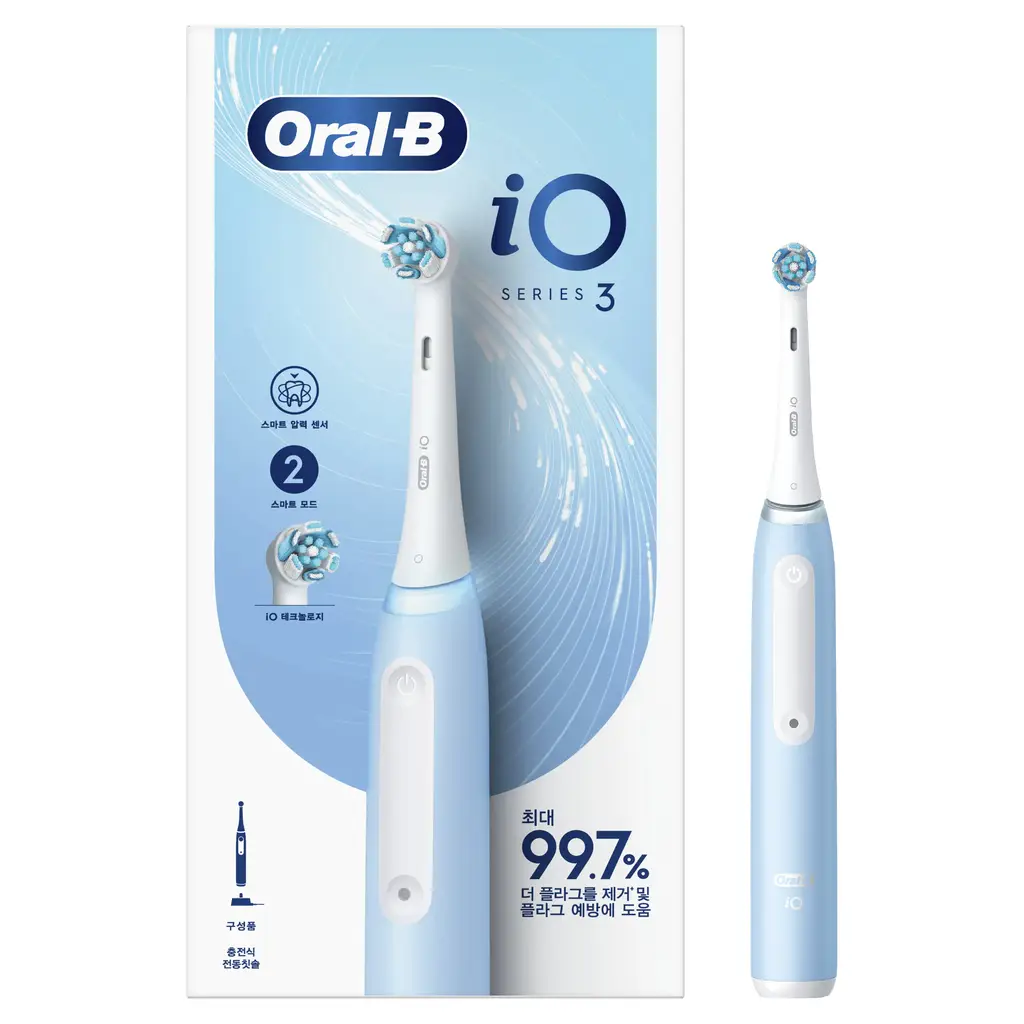오랄-비 전동칫솔 iO3 아이스 블루