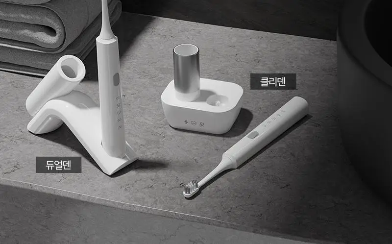 제스파 클리덴 건조살균 음파전동칫솔 ZPL1125 + 리필칫솔모 10개입 ZPL1085N(5) 상세페이지 4