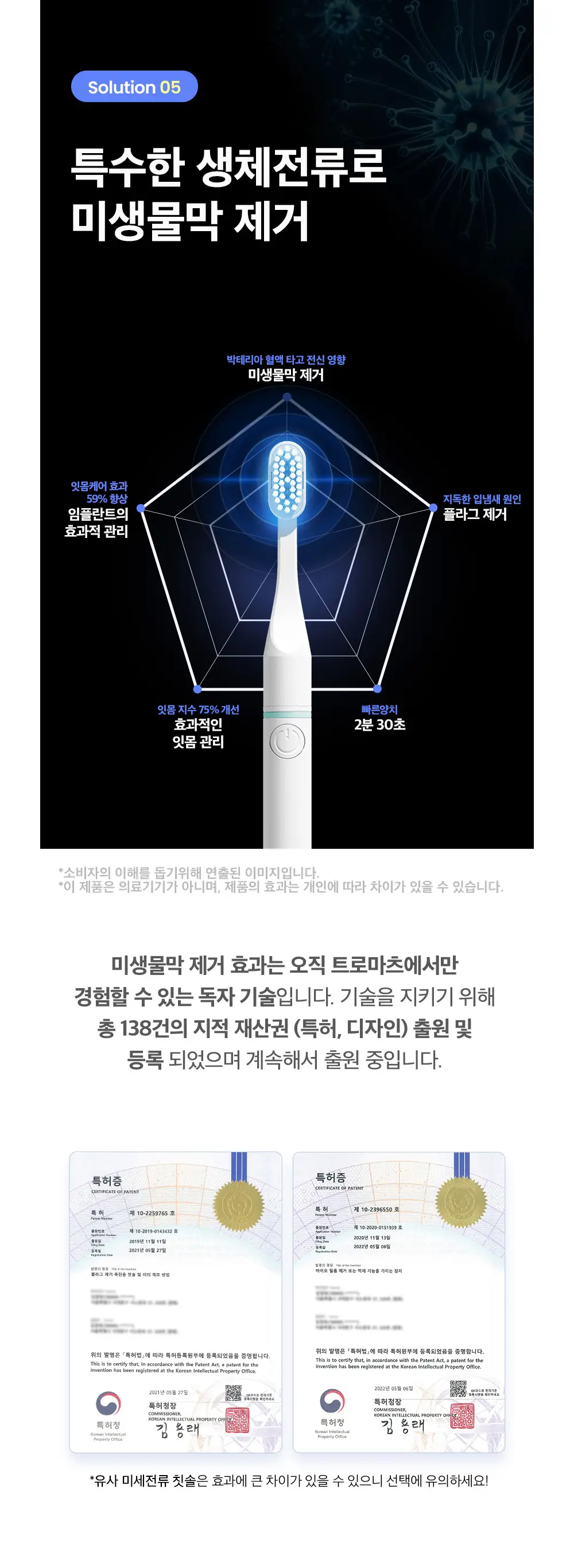 트로마츠 심플 프로 생체전류 칫솔 (충전형) 상세페이지 8