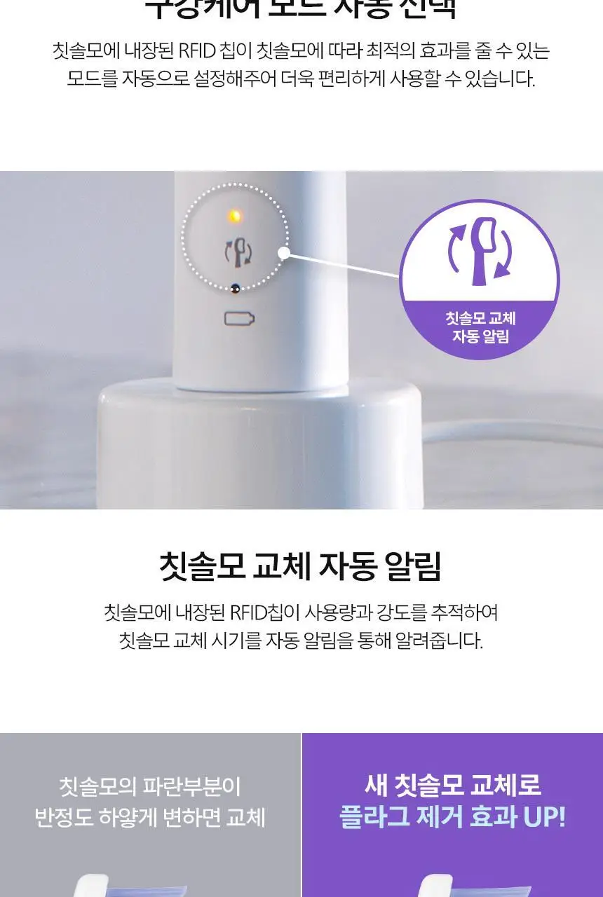 필립스 소닉케어 S2 센서티브 초미세모 칫솔모 (HX6052/93) 상세페이지 8