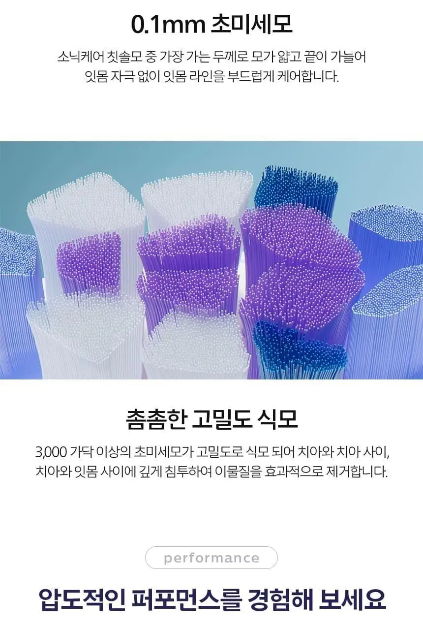 필립스 소닉케어 S2 센서티브 초미세모 칫솔모_HX6052/14 상세페이지 5