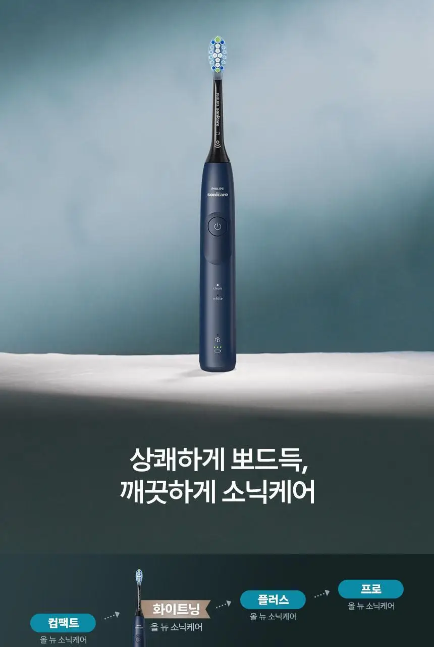 필립스 All New 소닉케어 5000 시리즈 HX7113/04 네이비 블루 상세페이지 7