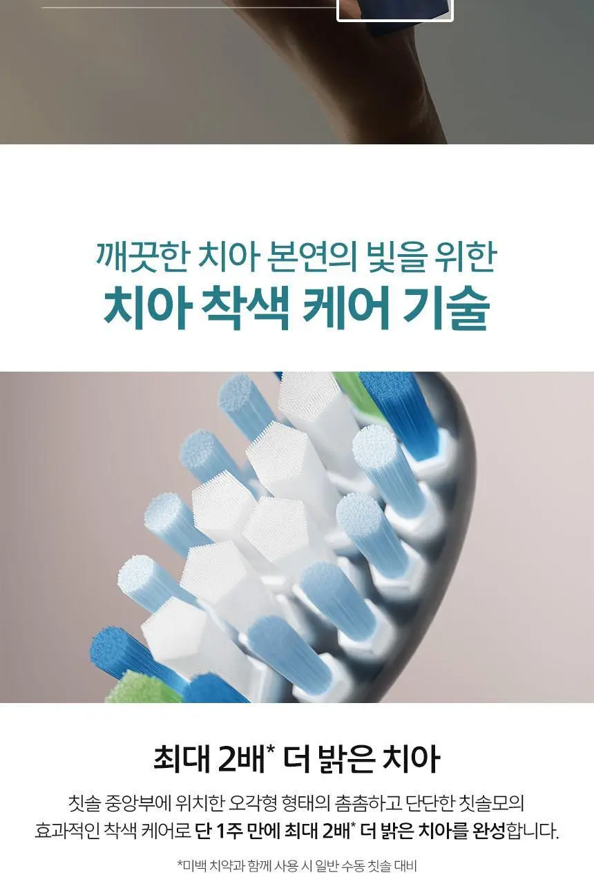 필립스 All New 소닉케어 5000 시리즈 HX7113/04 네이비 블루 상세페이지 9