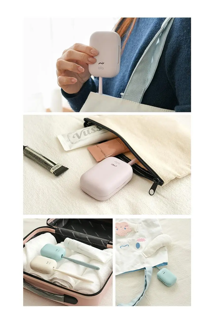 알로 휴대용 칫솔 살균기 ATS1G 2color (크림, 블루) 상세페이지 16