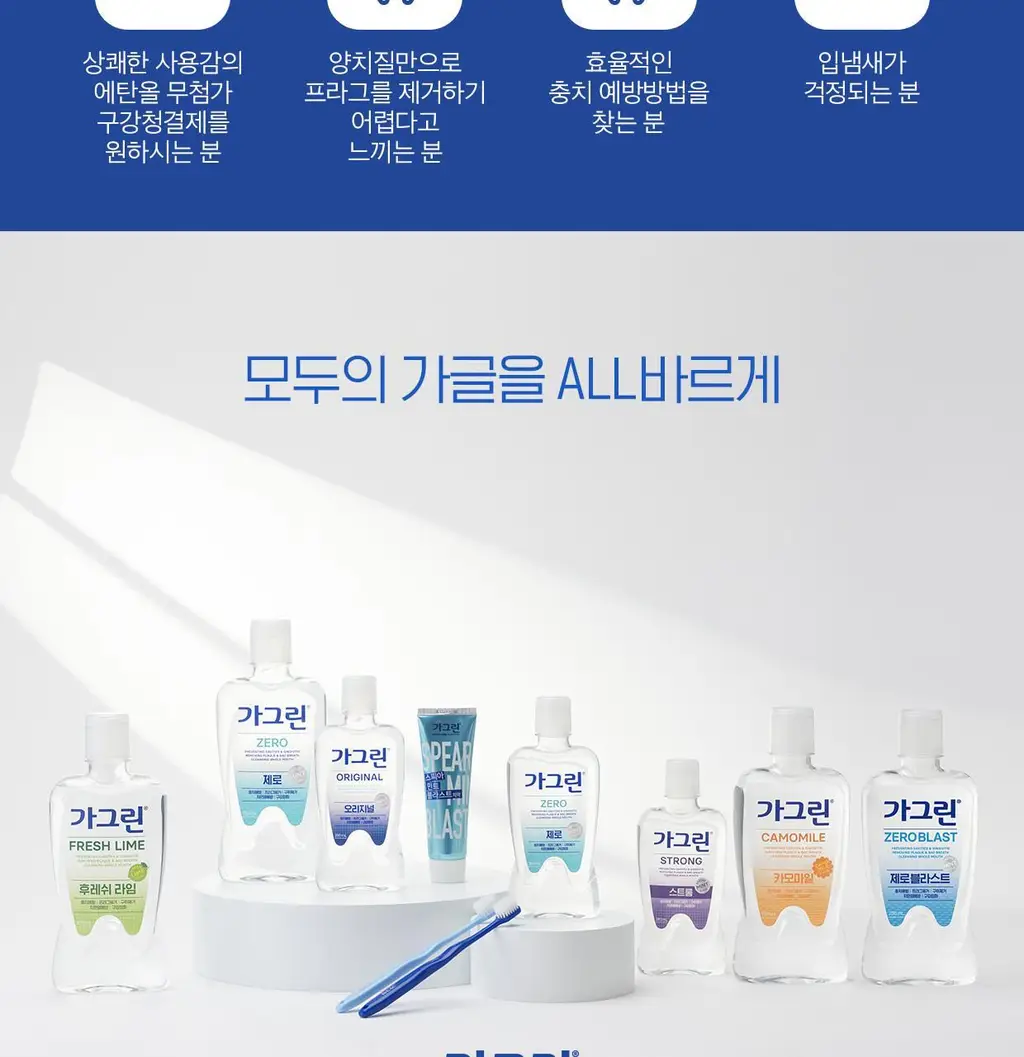 가그린 제로 블라스트 750ml 상세페이지 10