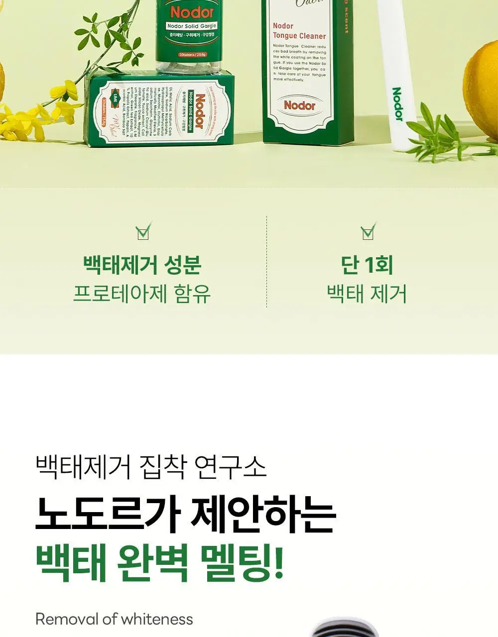 노도르 백태&구취 제거 2종 기획(고체가글 30정+혀클리너) 상세페이지 10