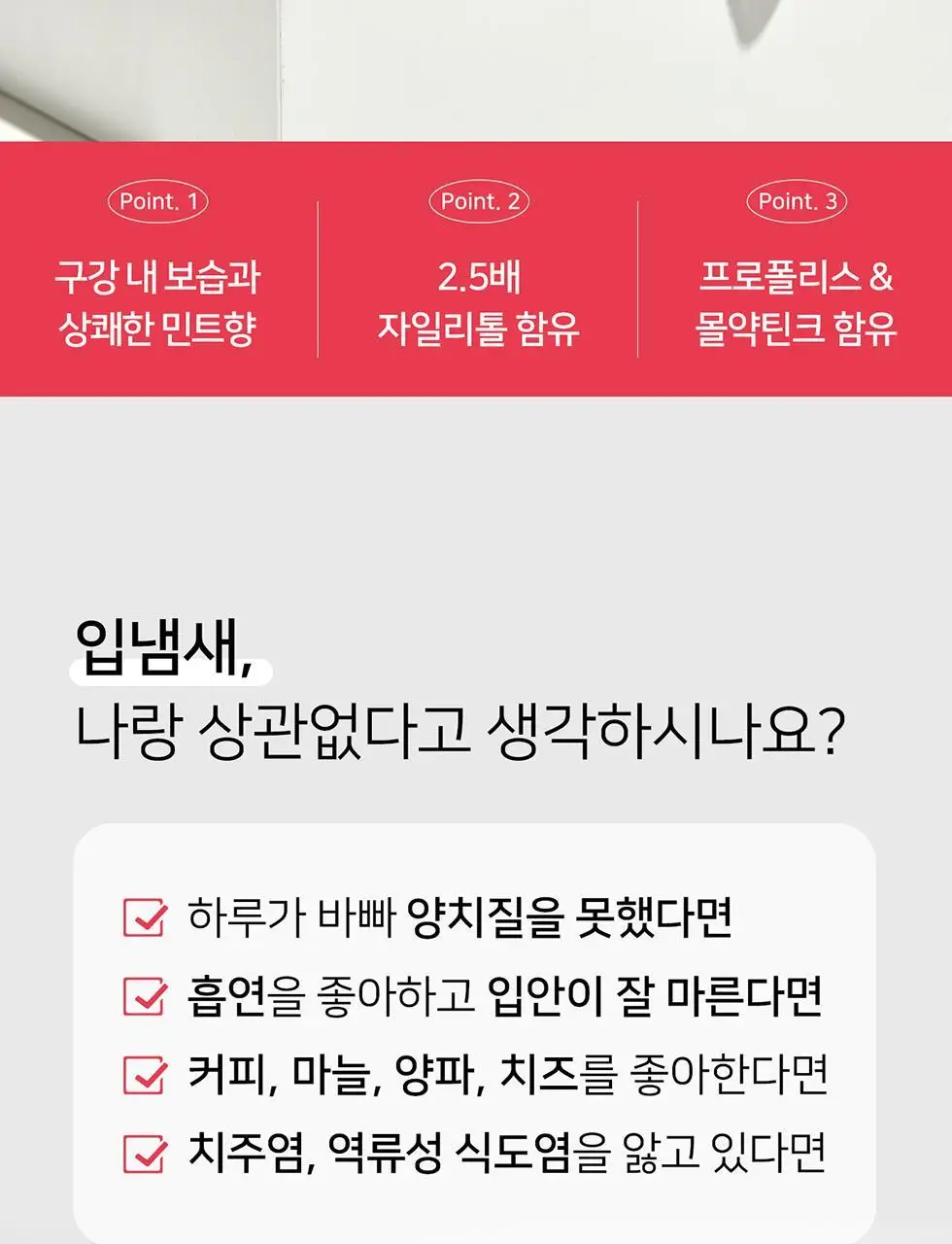 덴트릭스 마우스 스프레이 플러스 알파 민트향 7ml 상세페이지 2