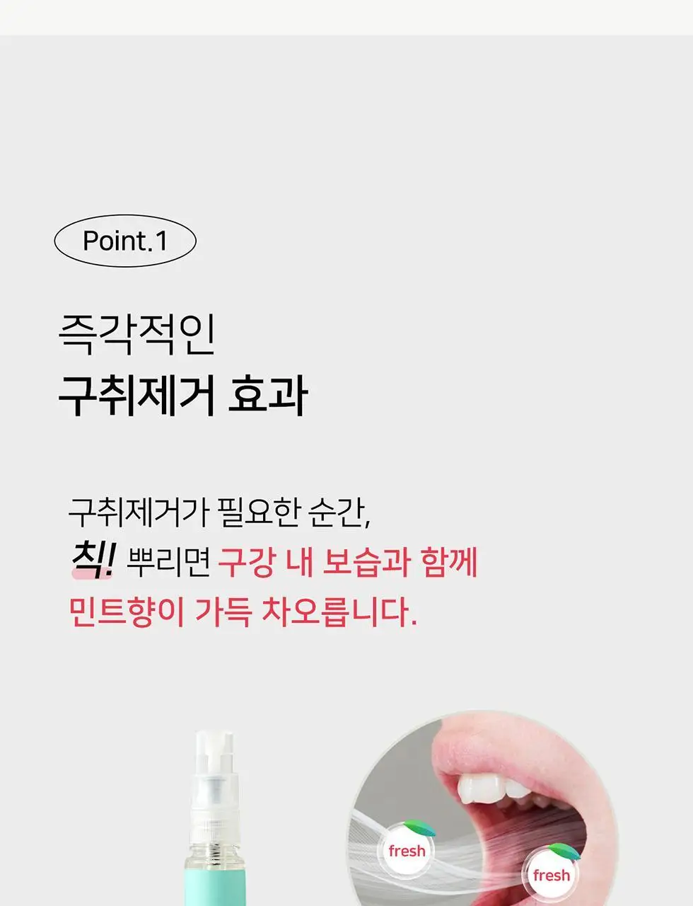 덴트릭스 마우스 스프레이 플러스 알파 민트향 7ml 상세페이지 5