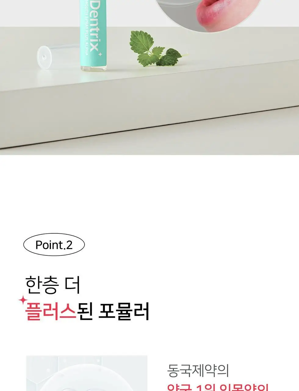 덴트릭스 마우스 스프레이 플러스 알파 민트향 7ml 상세페이지 6