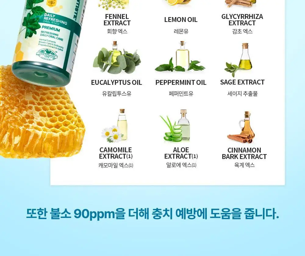 덴티스테 데일리 리프레싱 오랄린스 500ml 상세페이지 6