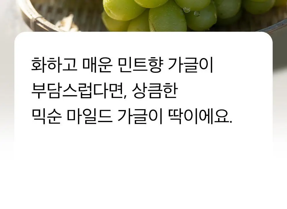 믹순생활 마일드 가글(샤인머스캣향) 500ml 상세페이지 9