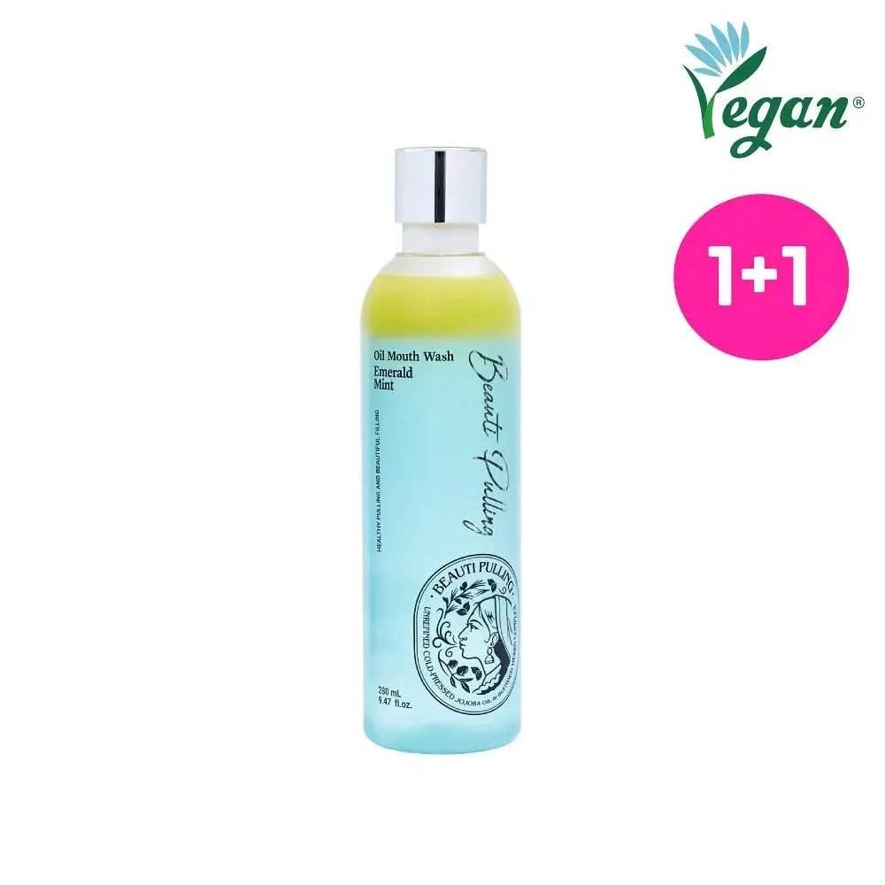 (1+1) 뷰티풀링 오일가글 에메랄드민트 280ml