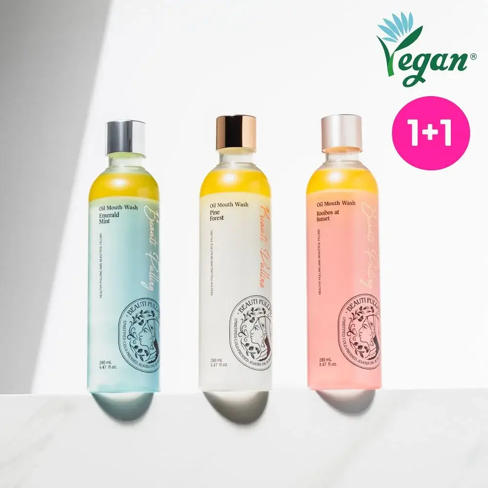 (1+1) 뷰티풀링 오일가글 280ml(에메랄드민트/루이보스엣선셋/파인포레스트)