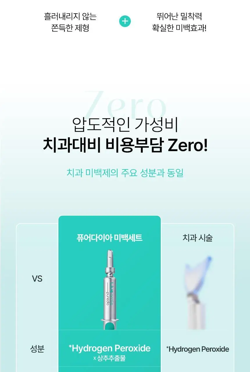 라이브오랄스 퓨어다이아 셀프 치아미백제 (2주분) 상세페이지 10