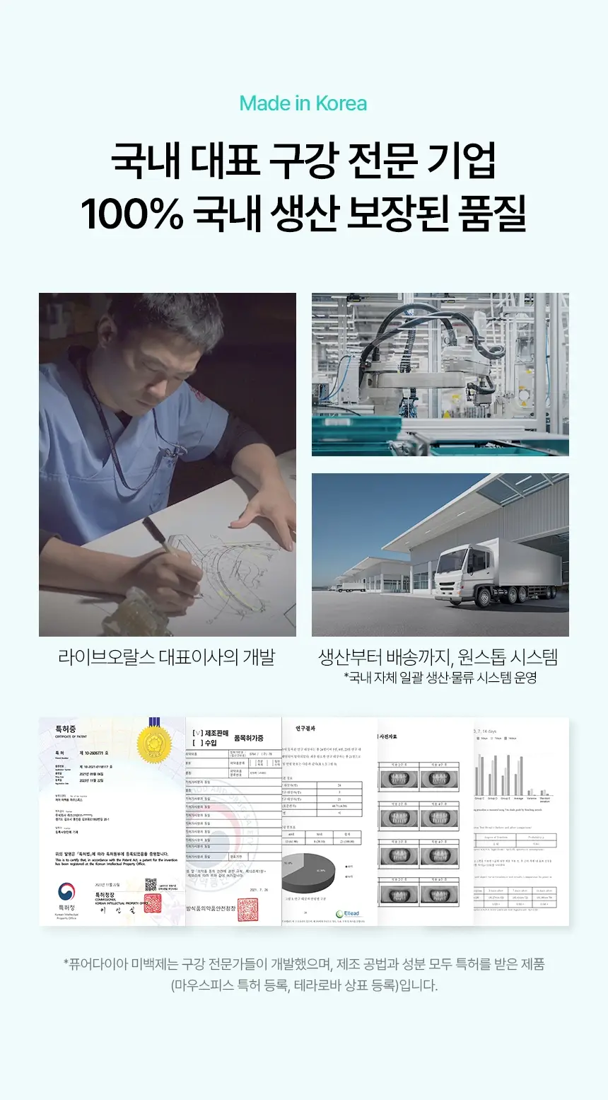 라이브오랄스 퓨어다이아 치아미백제(2주분) 기획 / 단품 상세페이지 25