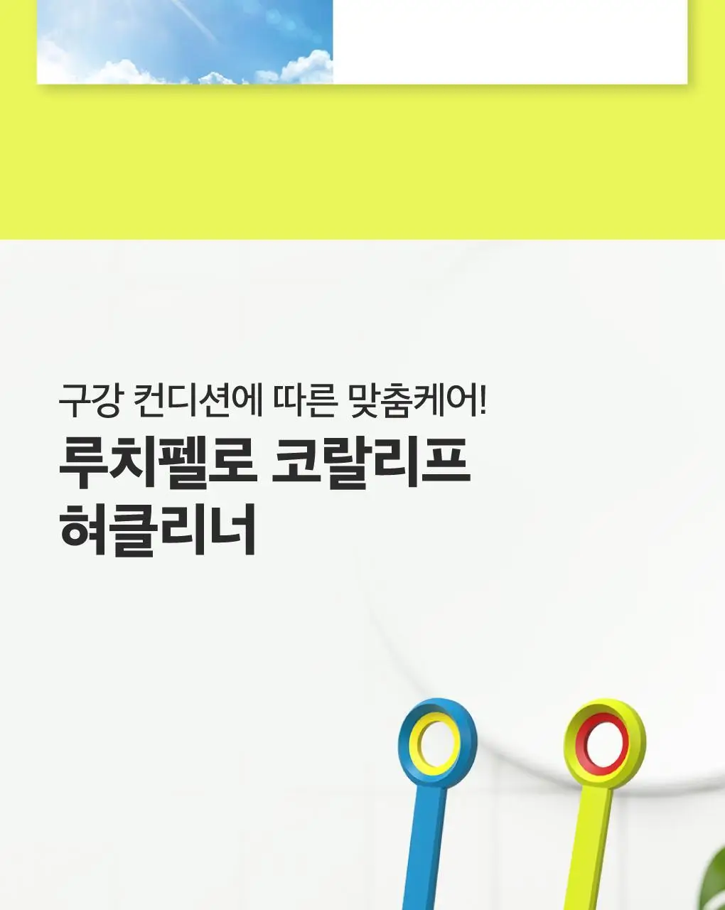 루치펠로 코랄리프 듀얼 혀클리너 1P (컬러랜덤) 상세페이지 9