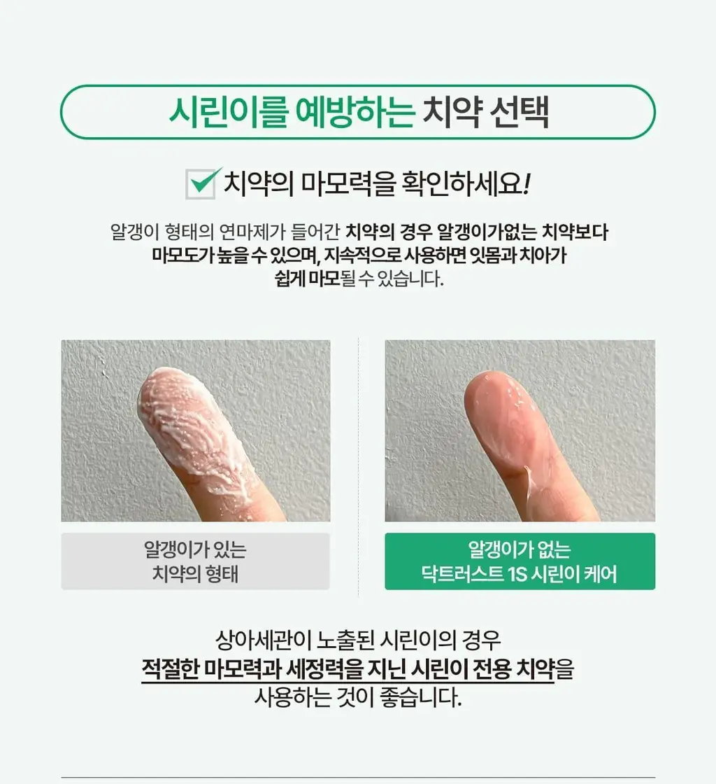 닥스메디 닥트러스트 치약 3종 택1 (1S/2X/프로엔프리) 상세페이지 12