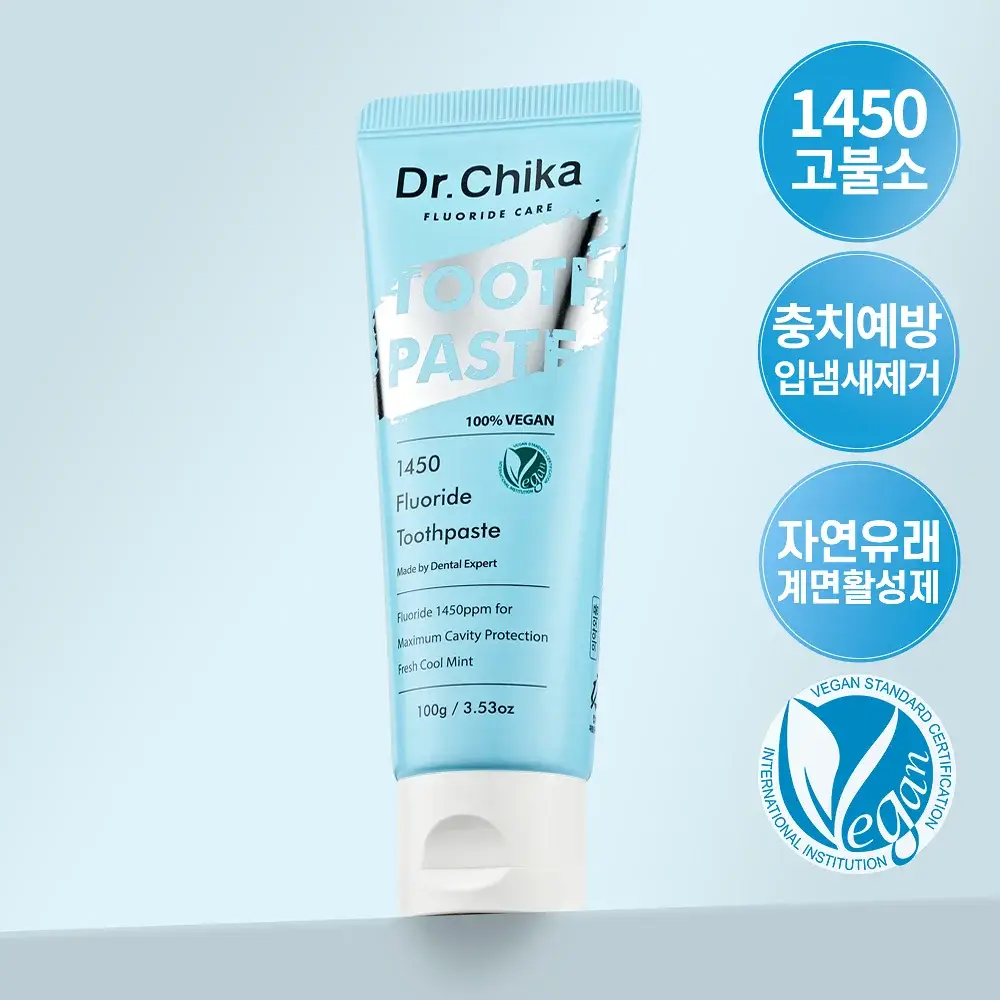 닥터치카 고불소 케어 치약 (1450ppm) 100g