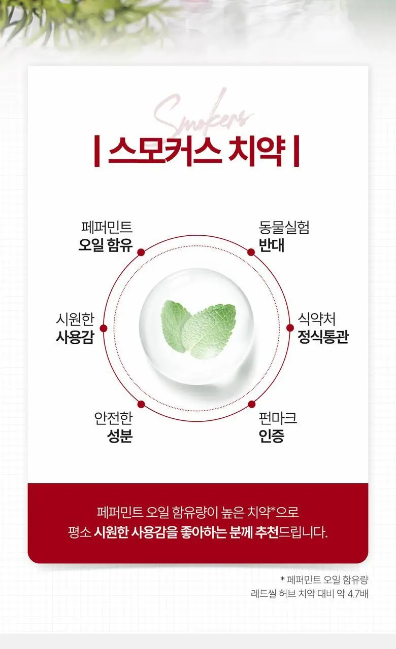 레드씰 치약 4종 (택1) 상세페이지 24
