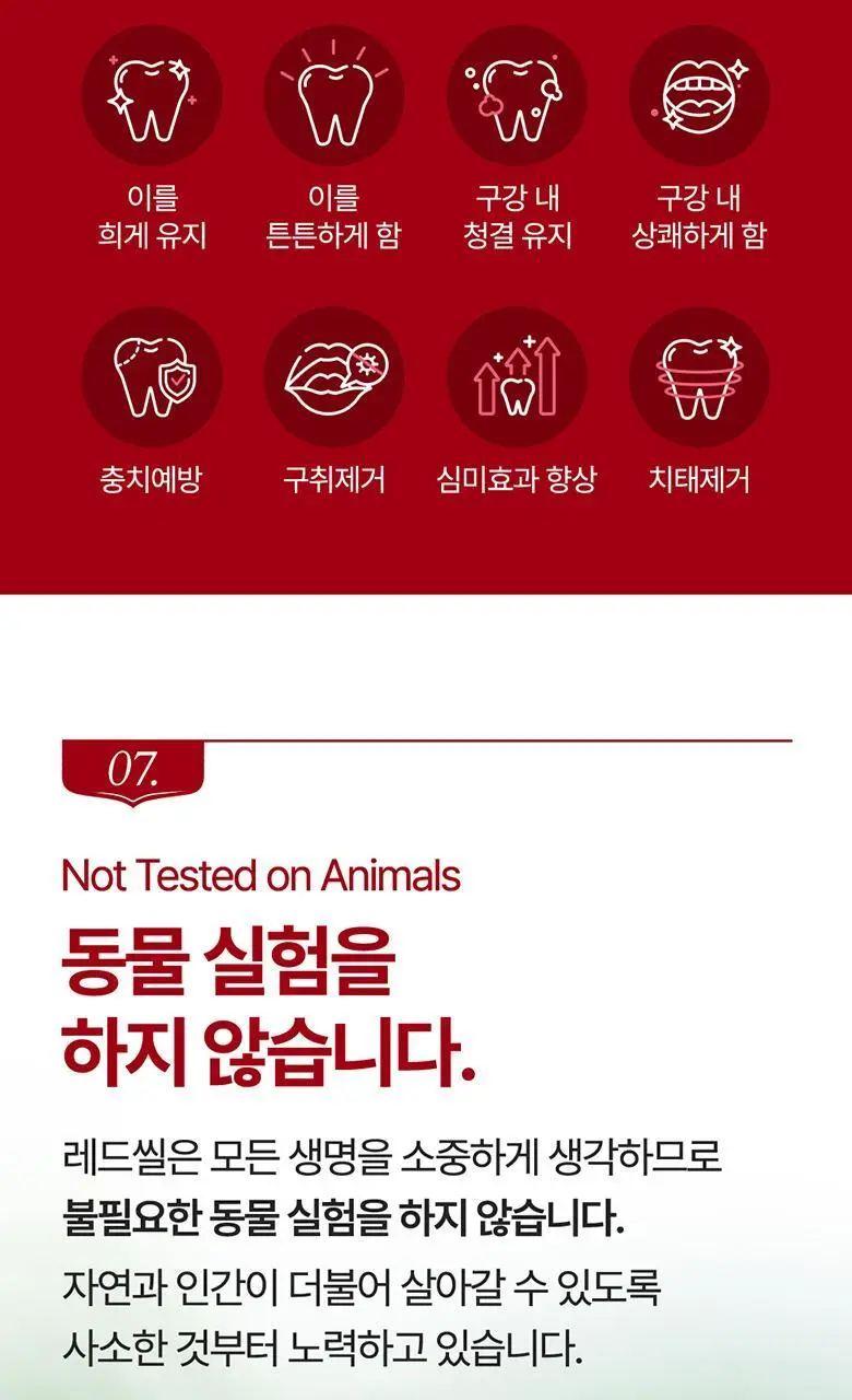 레드씰 치약 4종 (택1) 상세페이지 47