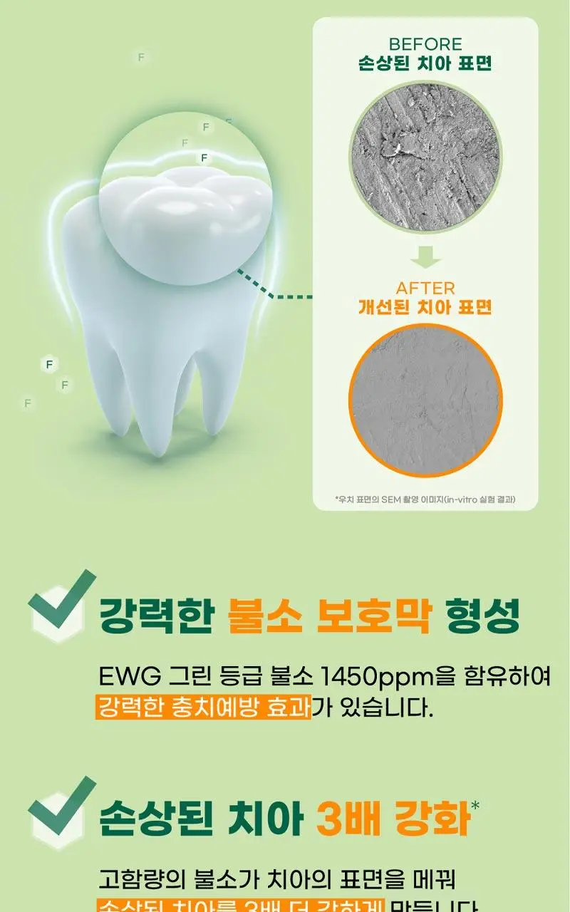 메디안 그린프로폴리스 치약 100G 3입(프레쉬민트/프레쉬피치) 상세페이지 11