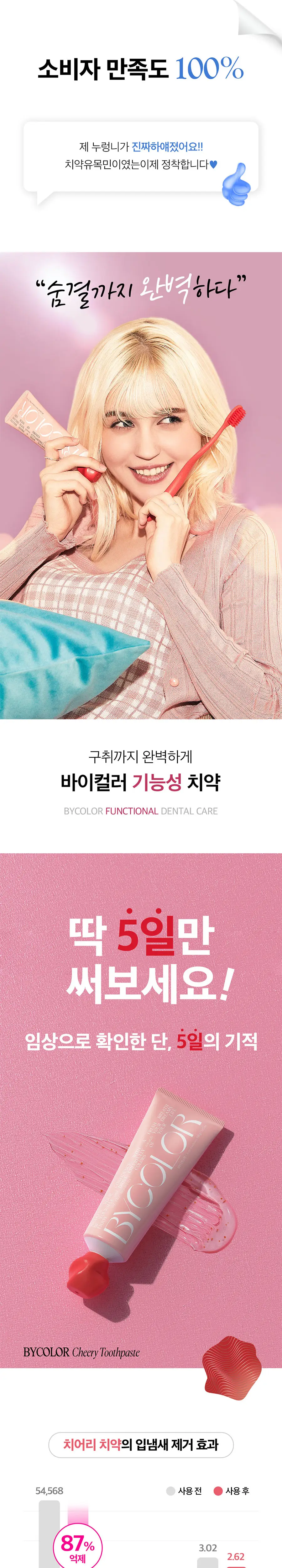 바이컬러 블루 치약 기획/ 레드 치약 기획 2종 택1 상세페이지 5