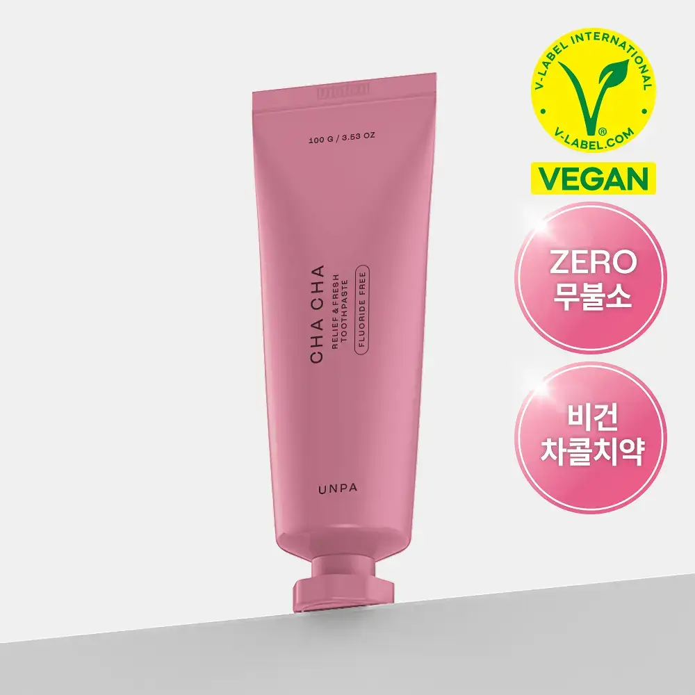 언파 차차 릴리프 앤 프레시 치약 100g