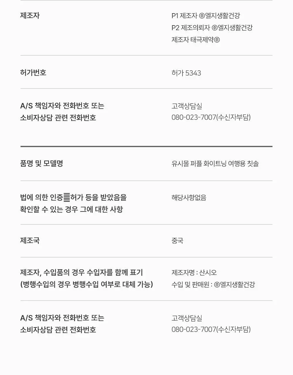 유시몰 퍼플코렉터 치약 여행용 캐리어 기획 (+DIY스티커) (바비 콜라보) 상세페이지 17