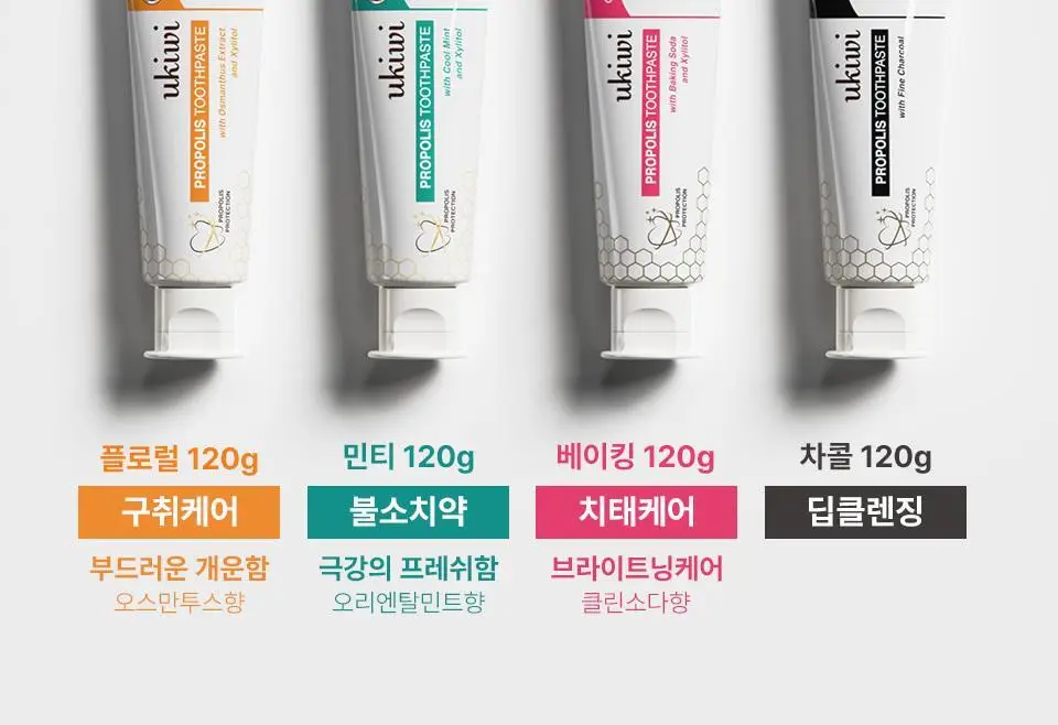 유키위 치약 120g 3종 중 택1 상세페이지 45